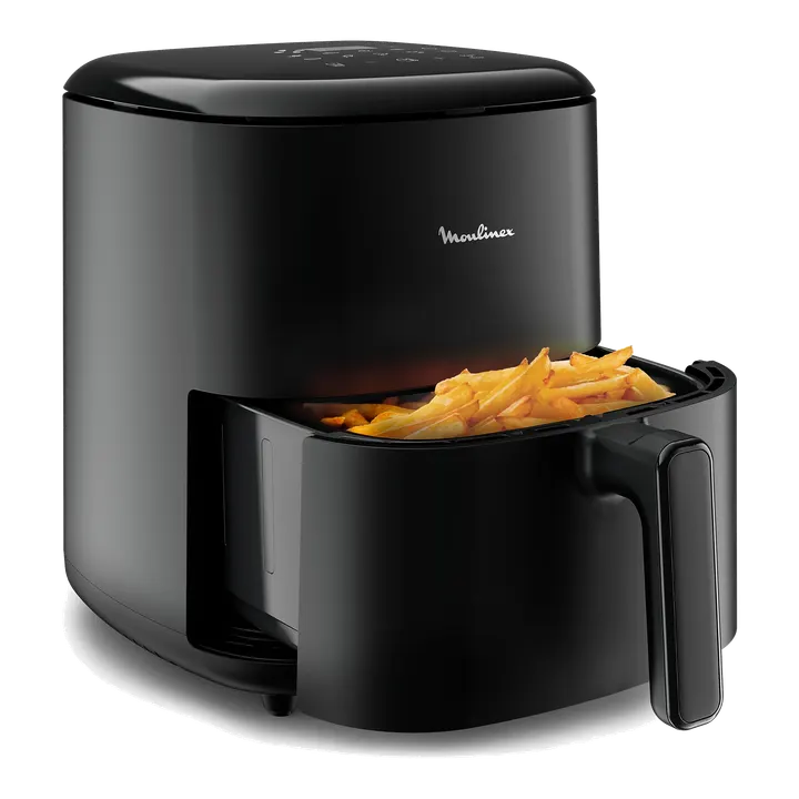 Moulinex Easy Fry Max 5L – Luftfritteuse für schnelles Kochen, Energieeinsparung bis zu 70%, intuitives Bedienfeld, 10 automatische Programme, bis zu 6 Personen, digitales Rezeptbuch, EZ2458