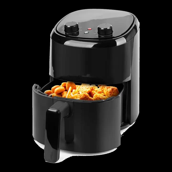 Emerio Heißluftfritteuse AirFryer | 2.2L Volumen für 1 Person oder als Zweitgerät | Frittieren mit heißer Luft ohne Öl | gesünderes Frittieren | Cool Touch | BPA frei | schnelle Aufheizung | 1000W