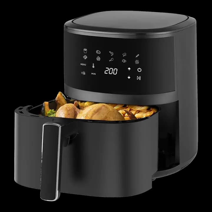 Extralink Heissluftfritteuse 4,2L 1400W Airfryer 10 Programme Touch LED