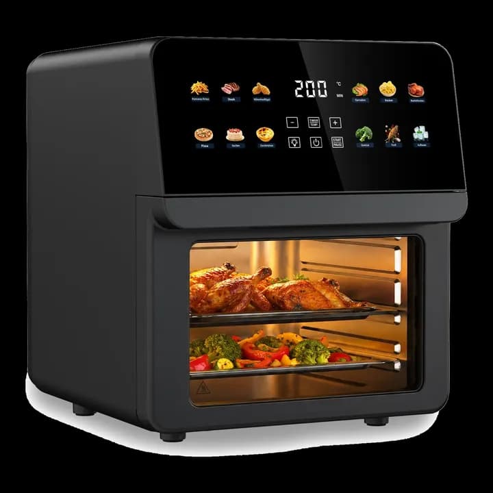 Heißluftfritteuse & Mini-Backofen, 12-in-1, 1700 W, digital